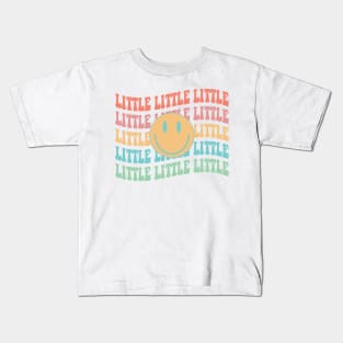 Little retro happy face, Little big reveal college sorority bid day Kids T-Shirt